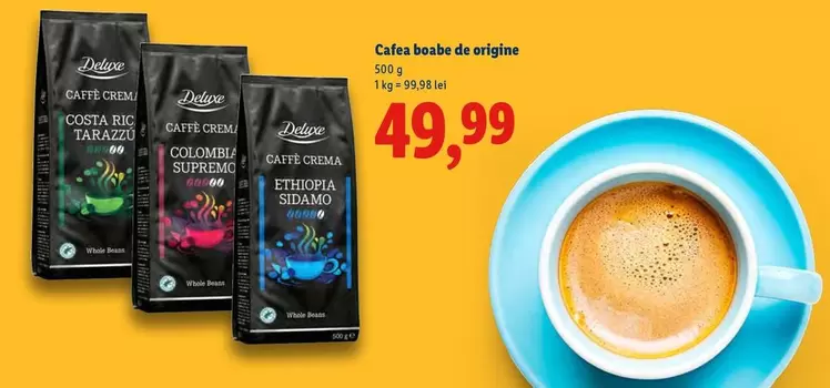 Cafea boabe de origine