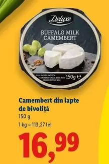Camembert din lapte de bivoliță