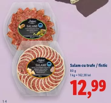 Salam cu trufe / fistic