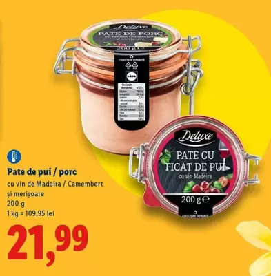 Pate de pui / porc