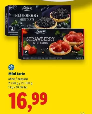 Frozen - Mini tarte afine / căpşuni