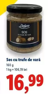 Sos cu trufe de vară