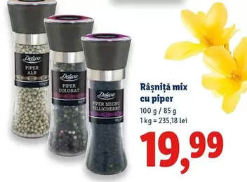 Alb - Râşniţă mix cu piper