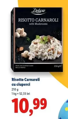 Risotto Carnaroli cu ciuperci