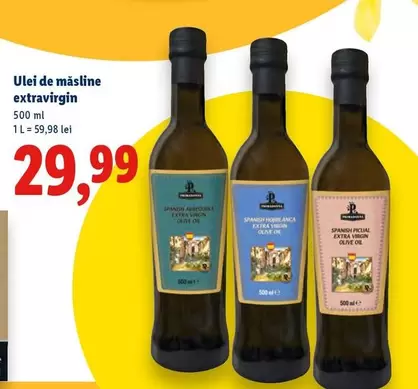 Ulei de măsline extravirgin