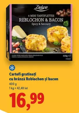 Frozen - Cartofi gratinați cu brânză Reblochon și bacon