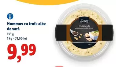 Hummus cu trufe albe de vară