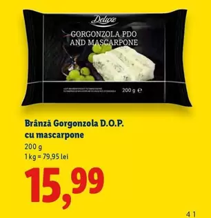 GORGONZOLA PDO AND MASCARPONE