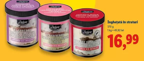 Raspberry - Înghețată în straturi