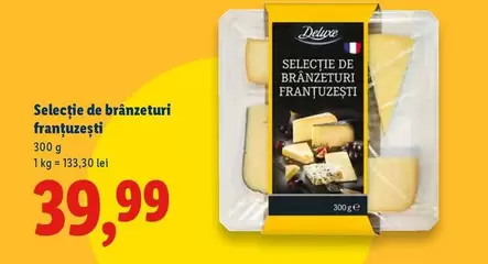 Selecţie de brânzeturi franţuzeşti