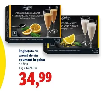 Frozen - Inghețată cu aromă de vin spumant in pahar