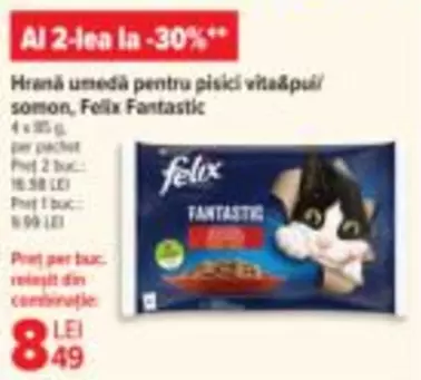 Hrană umedă pentru pisici vitašpui somon