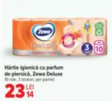Zewa - Hartie igienică cu parfum de piersică