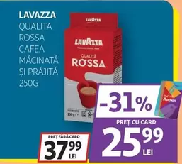 Lavazza - QUALITA ROSSA CAFEA MĂCINATĂ ȘI PRĂJITĂ
