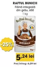 Făină integrală din grâu, 650