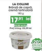 Brânză de capră, cremă tartinabilă