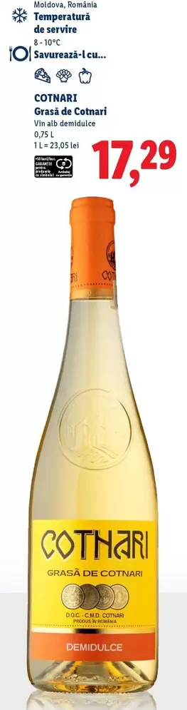 Cotnari - Grasă de