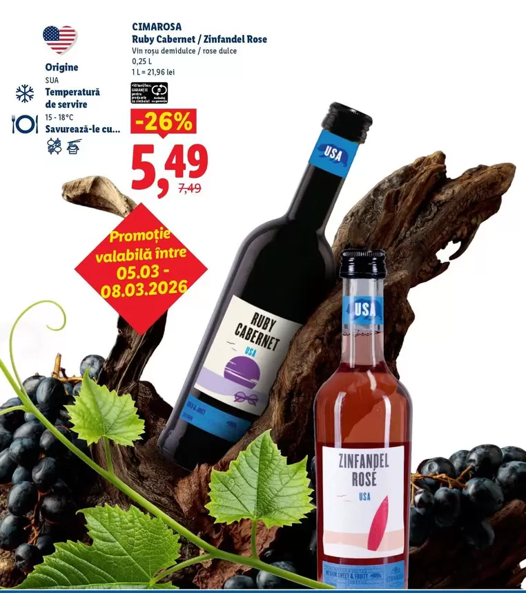 Ruby Cabernet / Zinfandel Rose