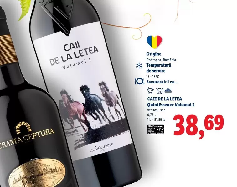 CAII DE LA LETEA Quintessence Volumul I