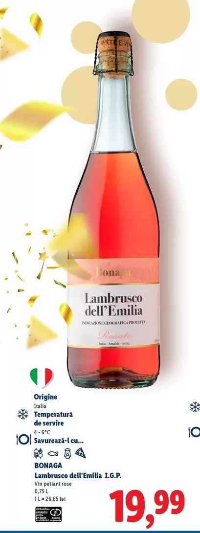 Lambrusco dell'Emilia I.G.P.