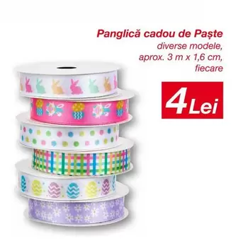 Panglică cadou de Paşte