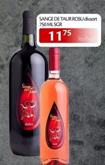 Sange De Taur - SANGE DE TAUR rosu, divosv 750 ML SGR