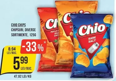 Chio - CHIPSURI, DIVERSE SORTIMENTE