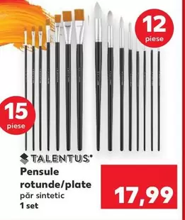 Pensule rotunde/plate