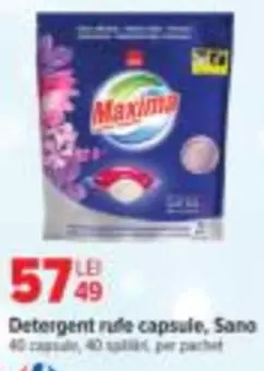 Detergent rufe capsule