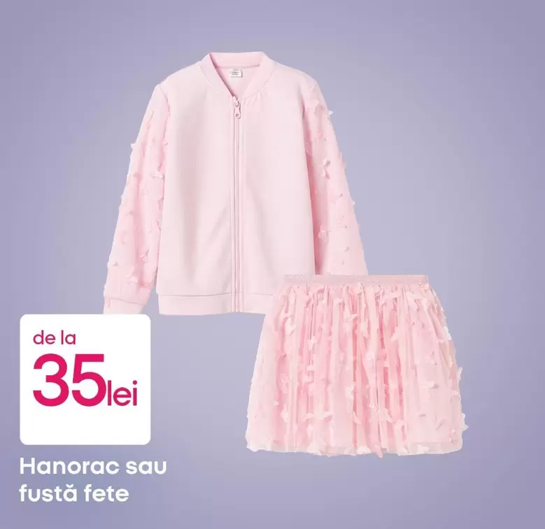 Hanorac sau fustă fete