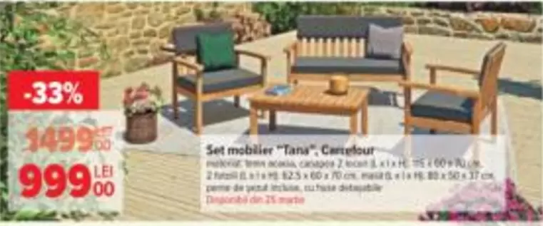 Set mobilier "Tana"