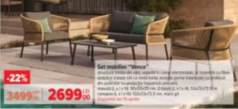 Set mobilier "Vince"