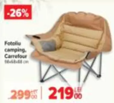 Fotoliu camping, Carrefour