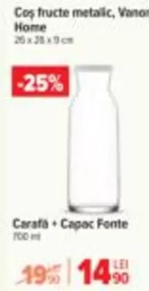 Carafa + Capac Fonte