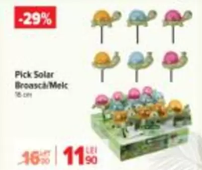 Pick Solar Broască/Melc