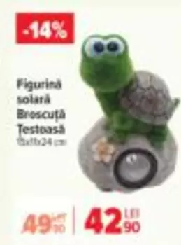 Figurină solară broscuță Testoasă