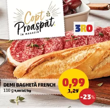 DEMI BAGHETĂ FRENCH