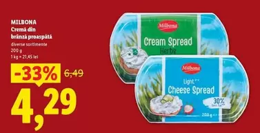 Cremă din brânză proaspătă