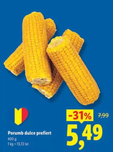 Porumb dulce prefiert