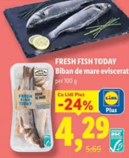 Biban de mare eviscerat