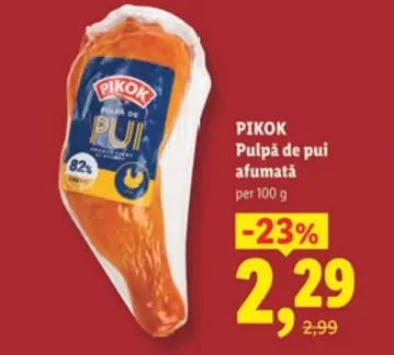 Pulpă de pui afumată