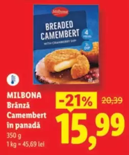 Camembert în panadă