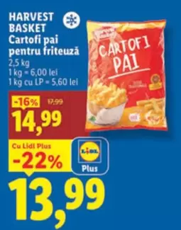 Cartofi pai pentru friteuză