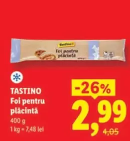 Foi pentru plăcintă