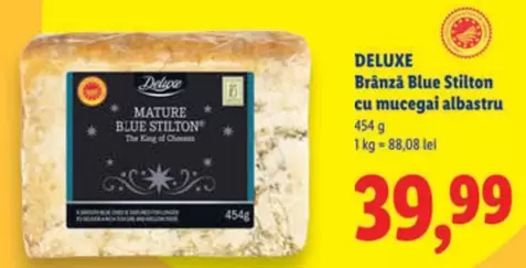 Brânză Blue Stilton cu mucegai albastru