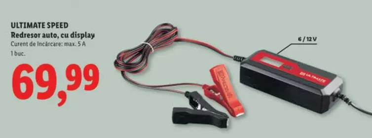 Redresor auto, cu display