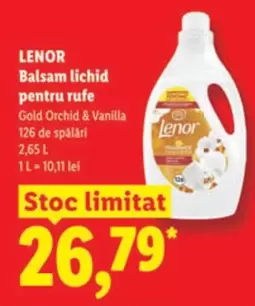 Balsam lichid pentru rufe