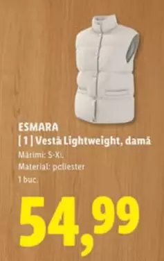 Vestă Lightweight, damå