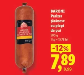 Parizer țărănesc cu piept de pui