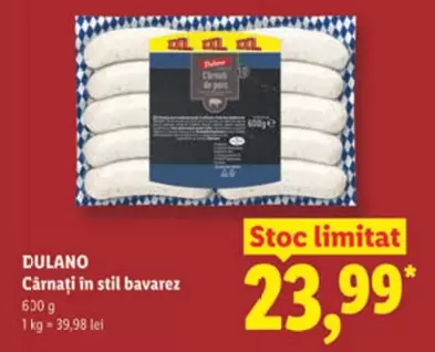 Cârnaţi în stil bavarez